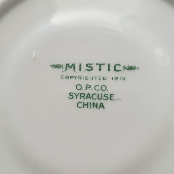 VINTAGE Syracuse Mistic Blue Cup and saucer - Picture 6 of 6